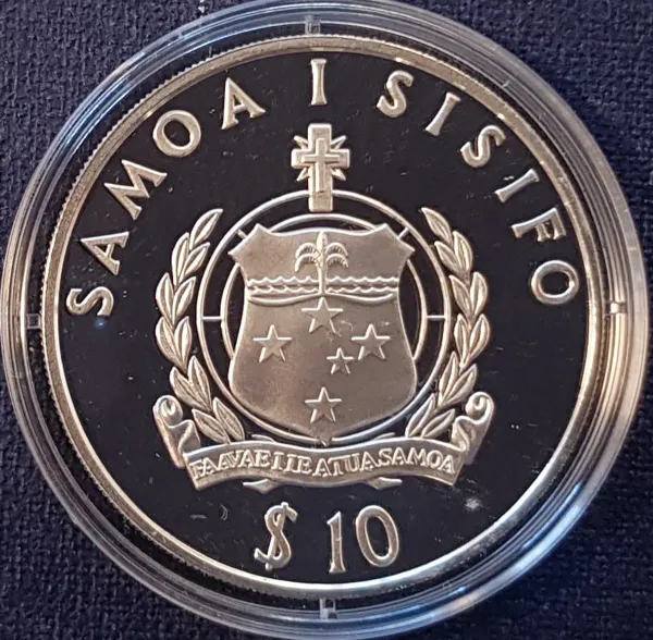 Hovedbilde Samoa i Sisifo: 10 dollars 1994 - Comte De La ...