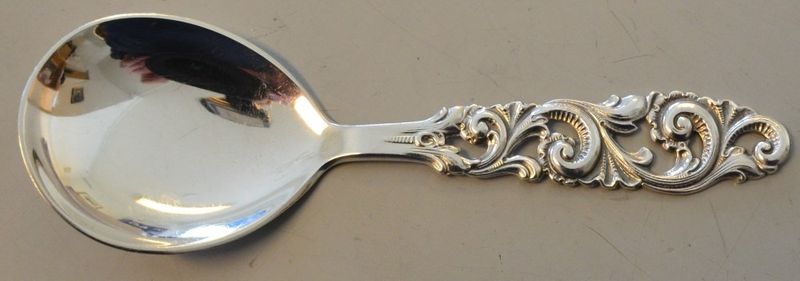 Telesølv: Syltetøyskje 10,3 cm.
