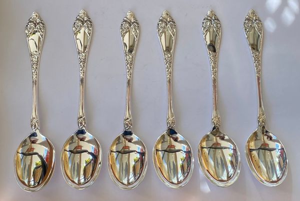 Hovedbilde Opphøyd rose: 6 x Barne/Dessertskje 15 cm