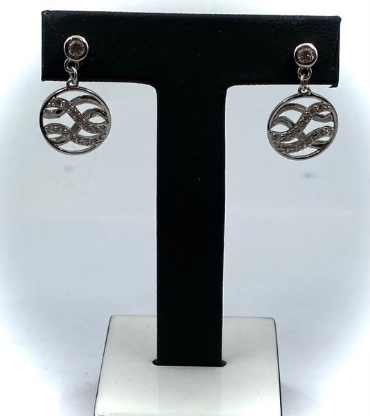 Hovedbilde 925 sølv øredobber med stener