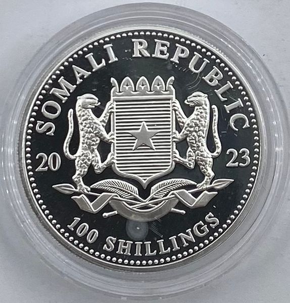 Hovedbilde Somalia: 100 shilling 2023. Elefant