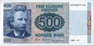 500 kr 6. utg. 1991-1997