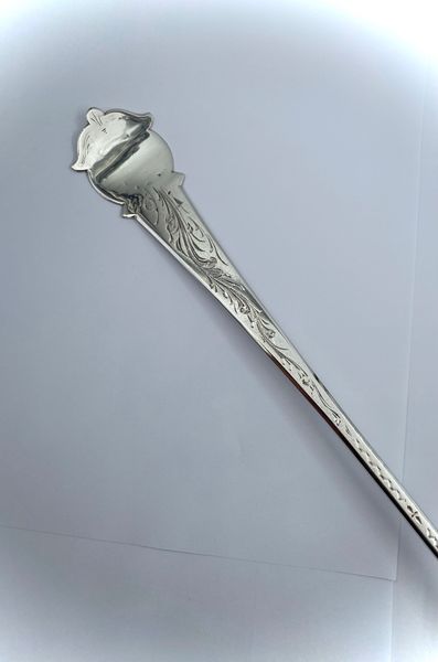 Hovedbilde Stor øse 830 sølv Johan Koren Dahl. Bergen