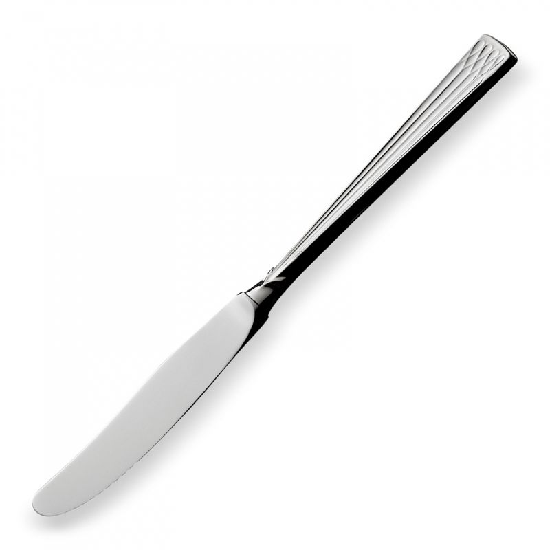 Arvesølv: Stor spisekniv 21,7 cm