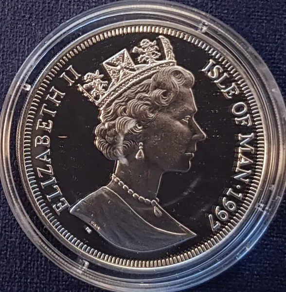Hovedbilde Isle of Man: 1 crown 1997 - Fridtjof Nansen
