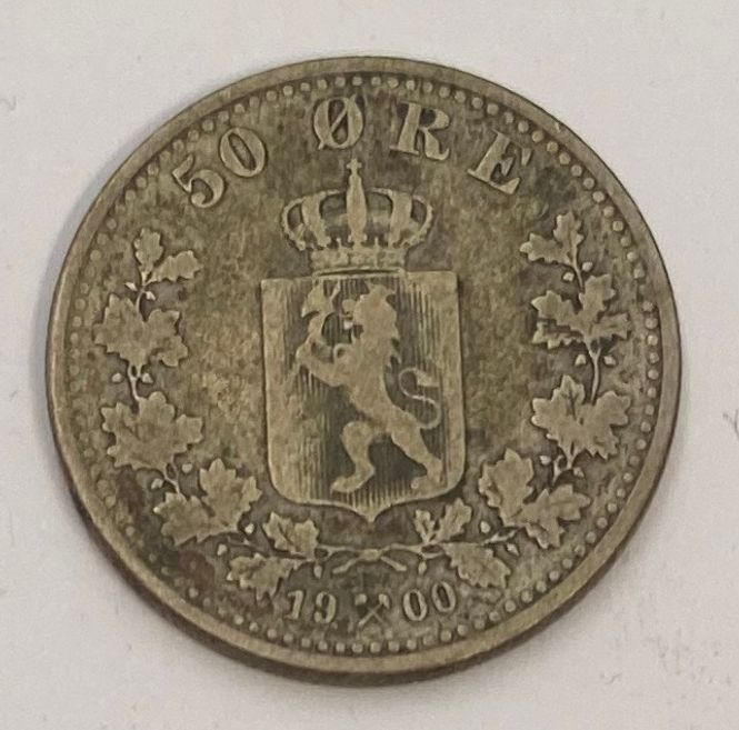 Hovedbilde 50 øre 1900 kv.1/-1