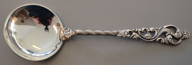 Dobbel rokokko: Is/Desserskje 14 cm.