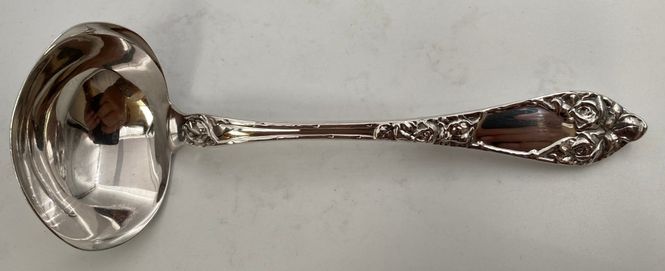 Hovedbilde Opphøyd rose: Sauseskje med krok 17 cm