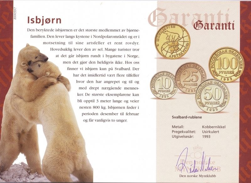 Svalbard rublene 1993