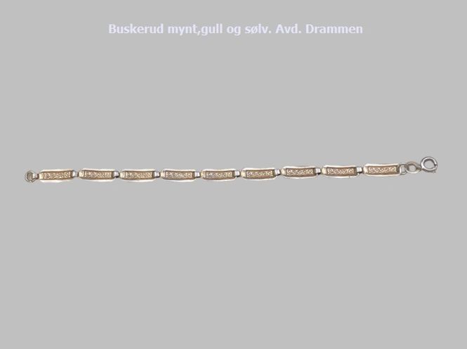 Hovedbilde Sølv og emalje armbånd.