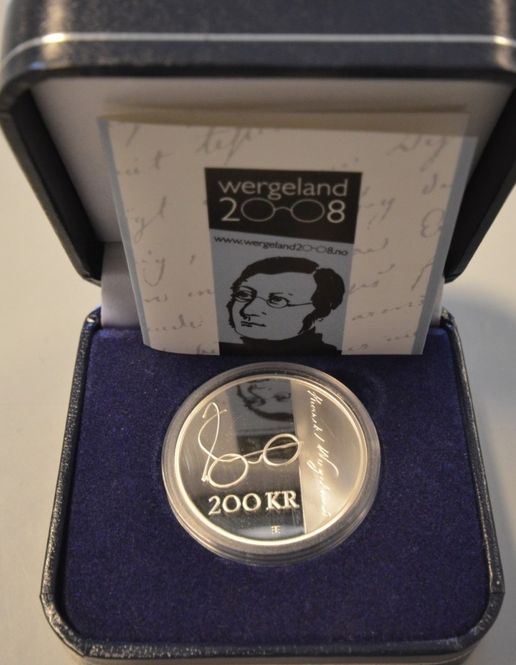 Hovedbilde 200 kr 2008 Henrik Wergeland 200 år