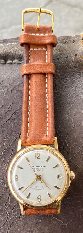 Tradition 30 Rubis Automatic Incabloc Unbreakable Mainspring.