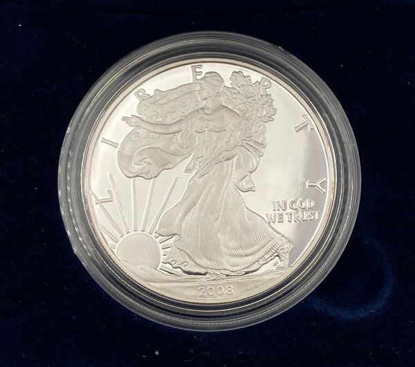 Hovedbilde USA:1 dollar 2008 American Eagle i etui med ...