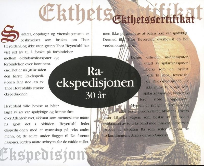 Liberia: RA ekspedisjonen 30 år
