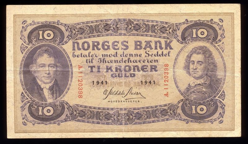 10 kr 1941 A.1120398 kv. 1