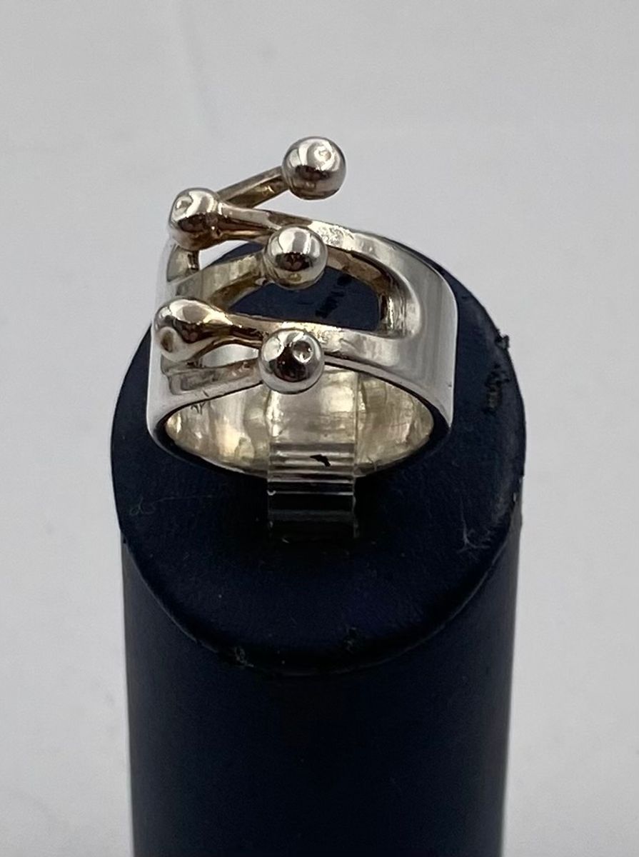 Ring 925 sølv med kuler av Anna Greta Eker 