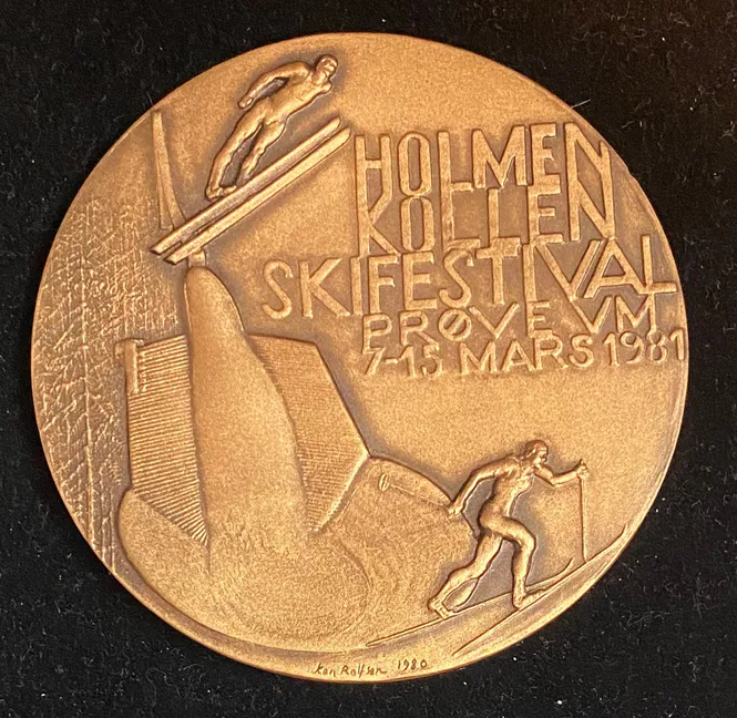 Hovedbilde Holmen kollen skifestival 1981 bronse