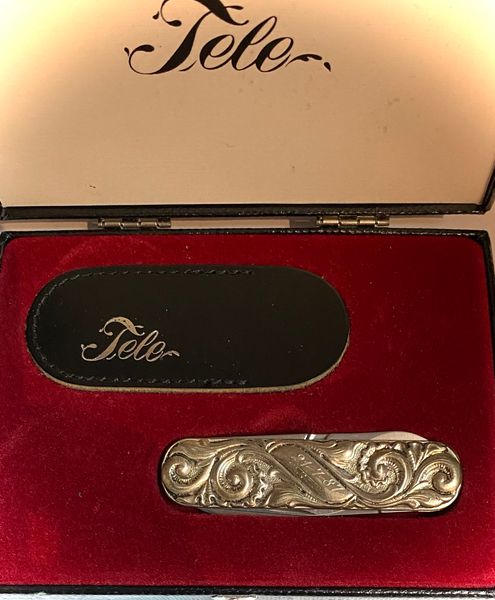 Hovedbilde Tele lommekniv 925 sølv.