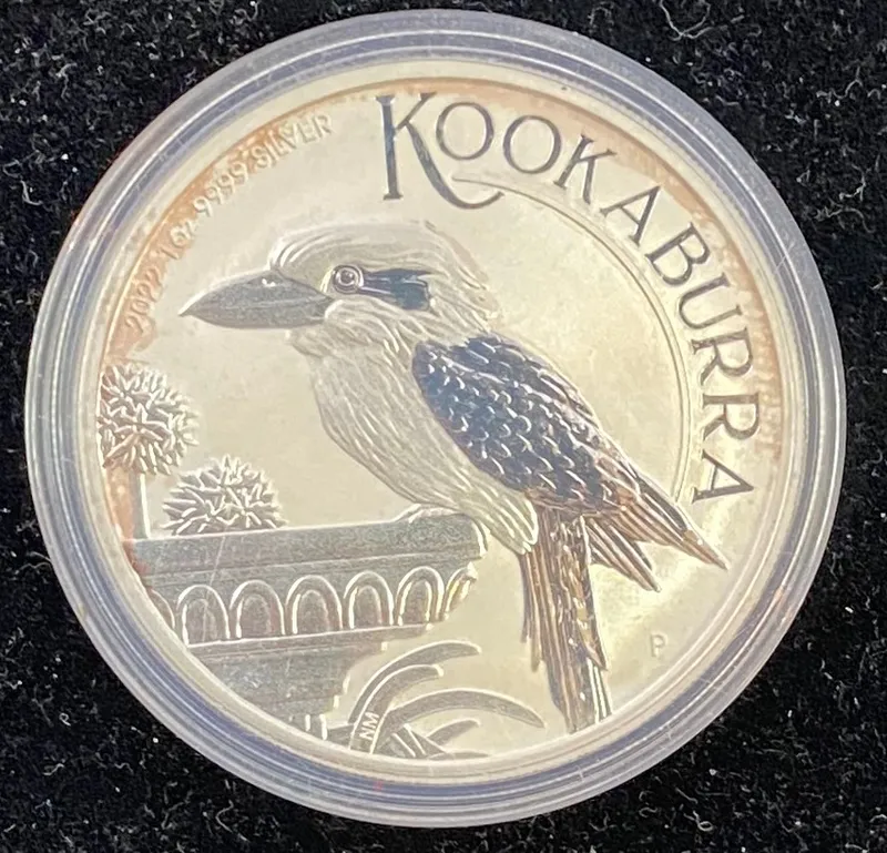 Australia: 1 dollar 2022 Kookaburra. 1oz sølv