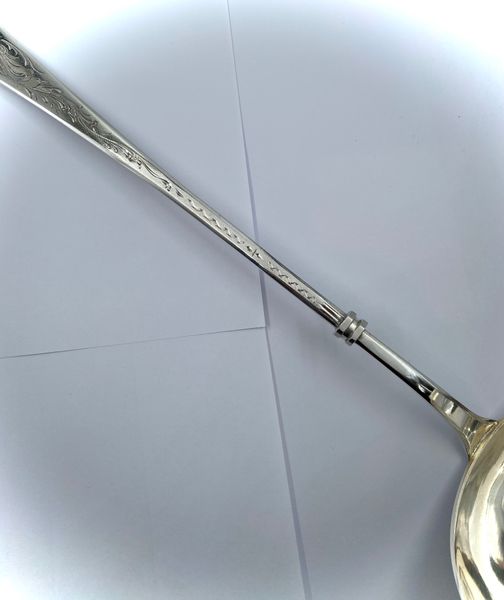 Hovedbilde Stor øse 830 sølv Johan Koren Dahl. Bergen