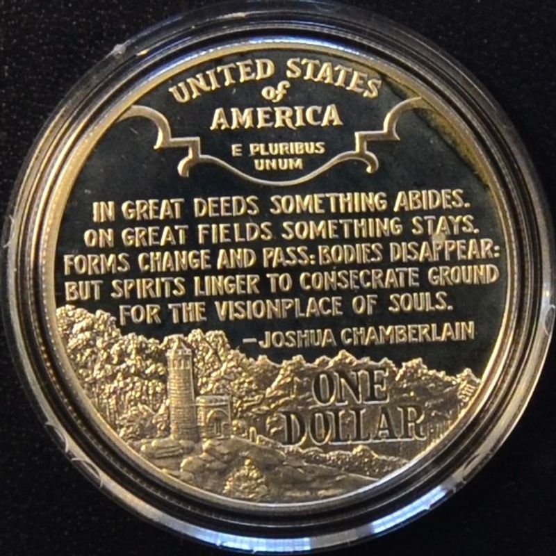 1 Dollar 1995: Civil War Battlefield