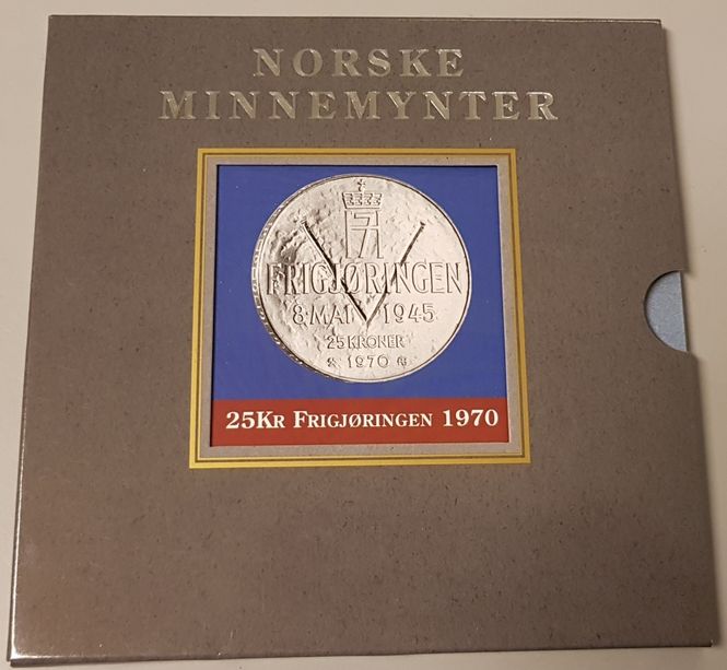 Hovedbilde 25 kr 1970 i pappomslag